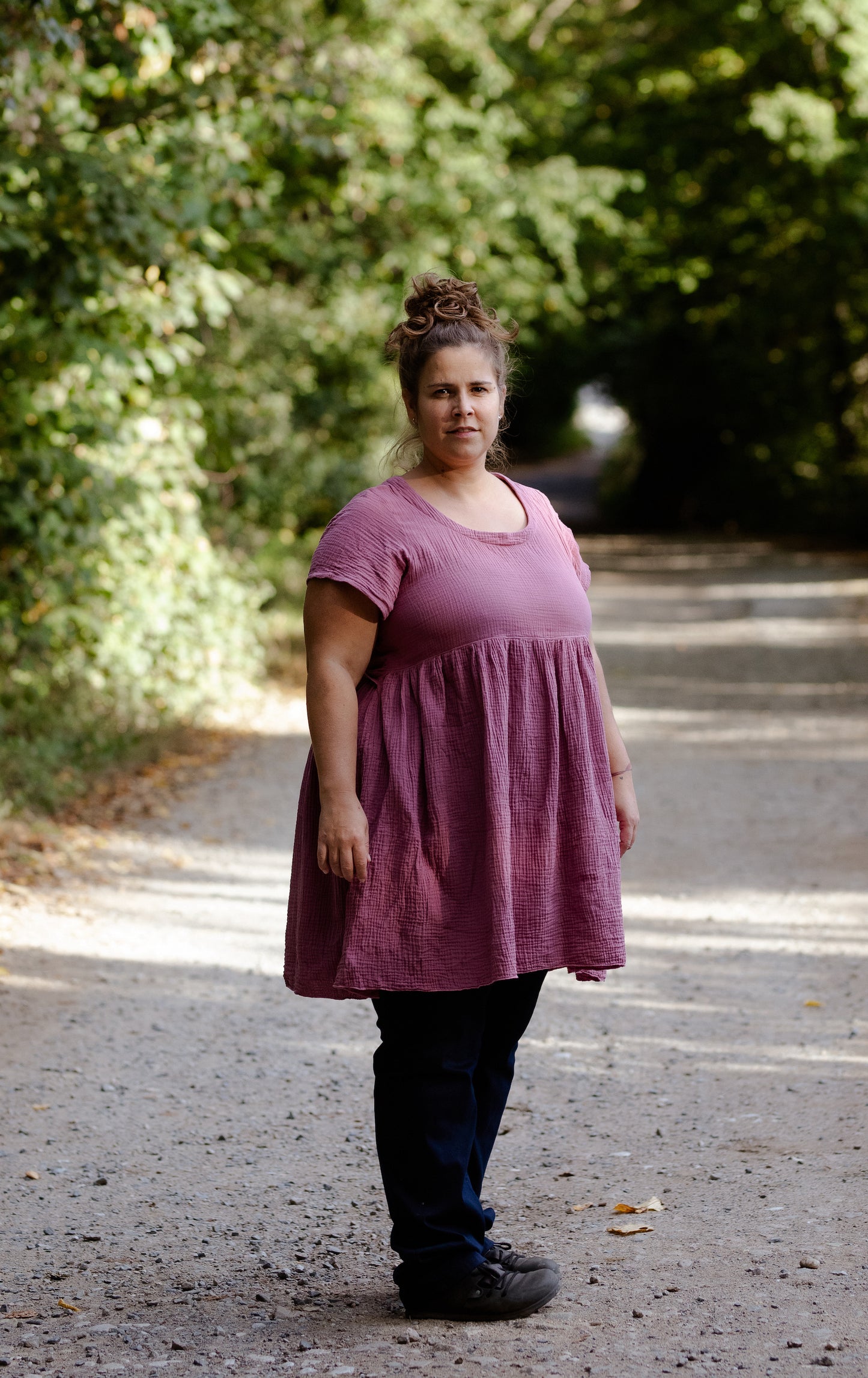 Šaty s nabíranou sukní